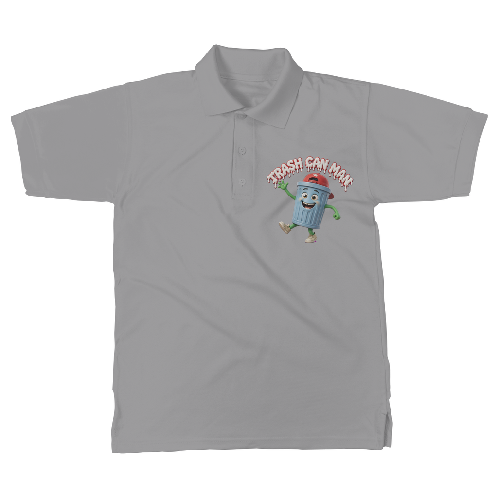 TRASH CAN MAN Classic Women's Polo Shirt