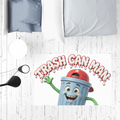 TRASH CAN MAN Sublimation Mat / Carpet / Rug / Play Mat / Pet Feeding Mat