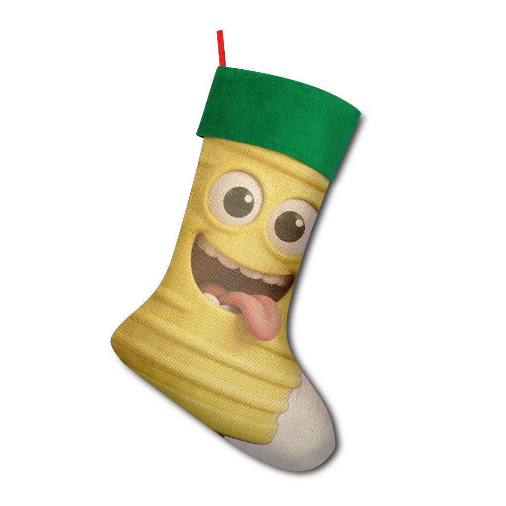 TRASH CAN MAN Sublimation Christmas Stocking