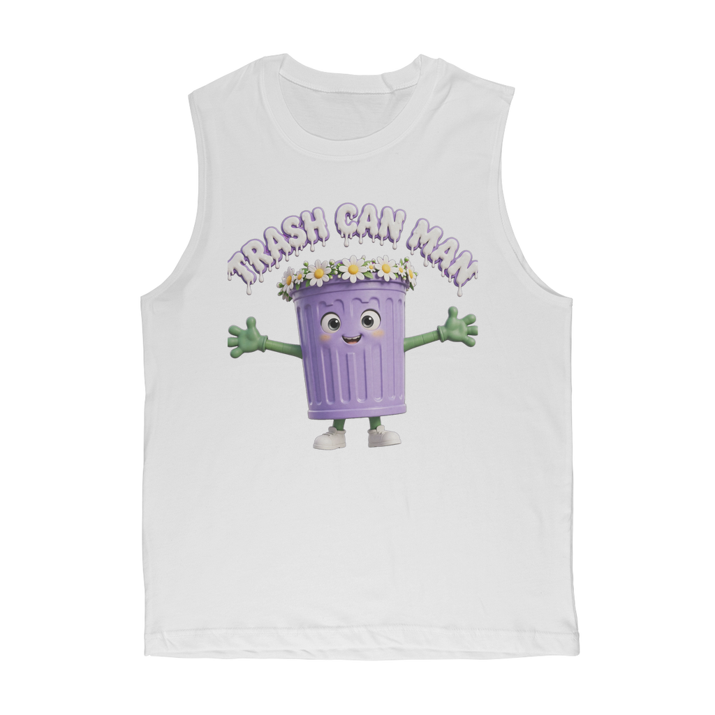 TRASH CAN MAN Premium Adult Muscle Top