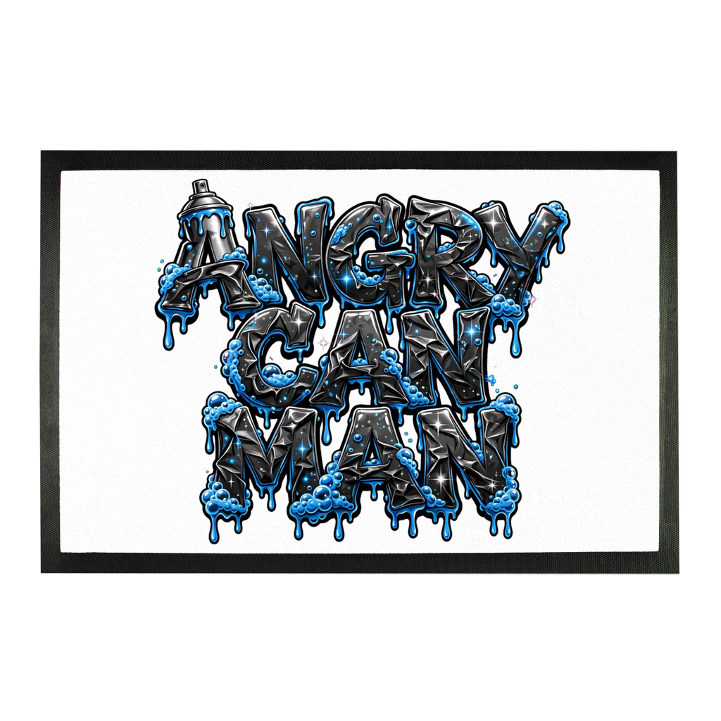 ANGRY CAN MAN 2.0 Sublimation Doormat