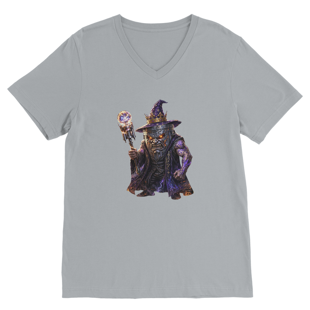angry can man Classic V-Neck T-Shirt