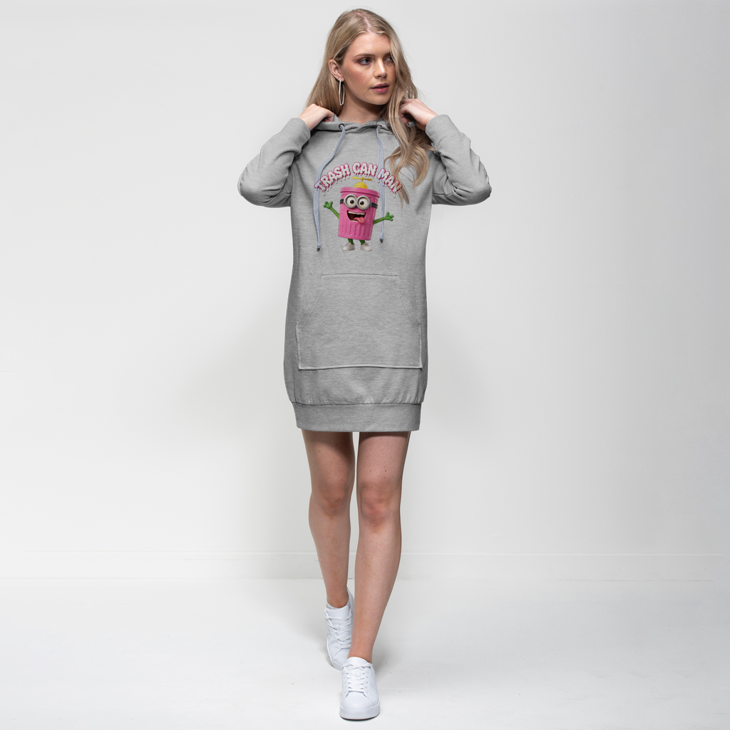 TRASH CAN MAN Premium Adult Hoodie Dress