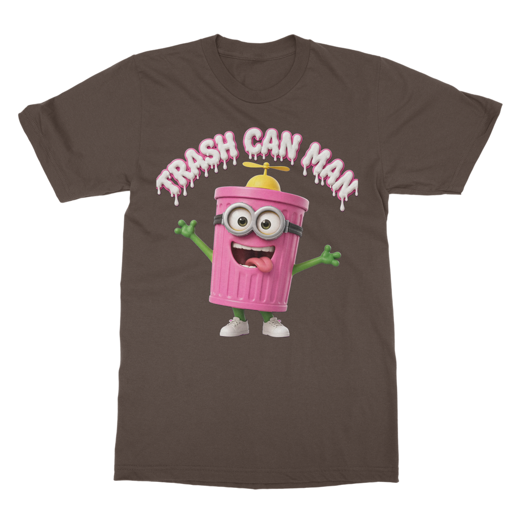 TRASH CAN MAN Classic Heavy Cotton Adult T-Shirt