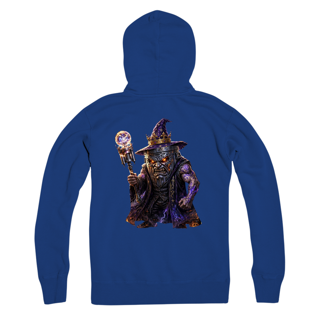 angry can man Premium Adult Zip Hoodie