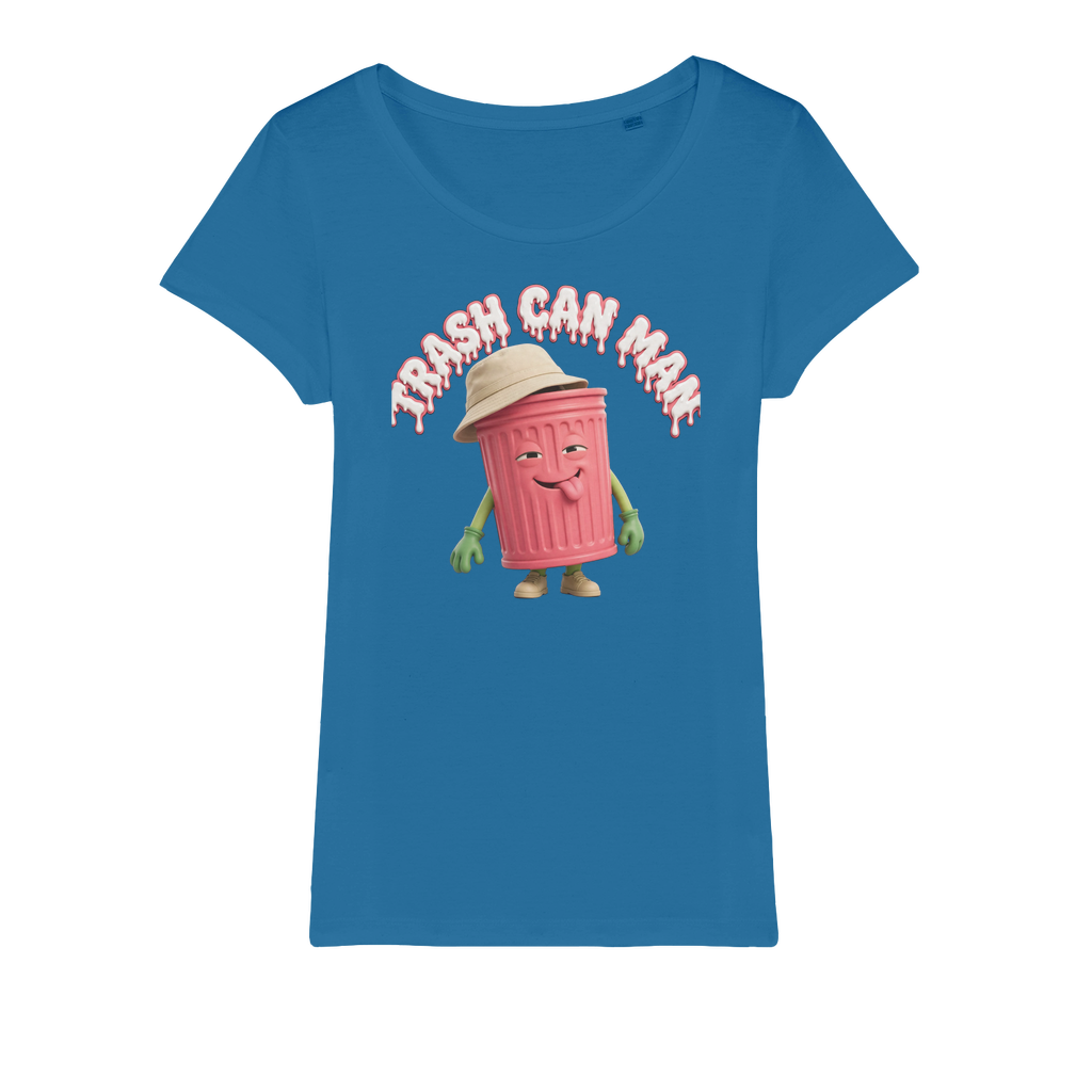 TRASH CAN MAN Organic Jersey Womens T-Shirt
