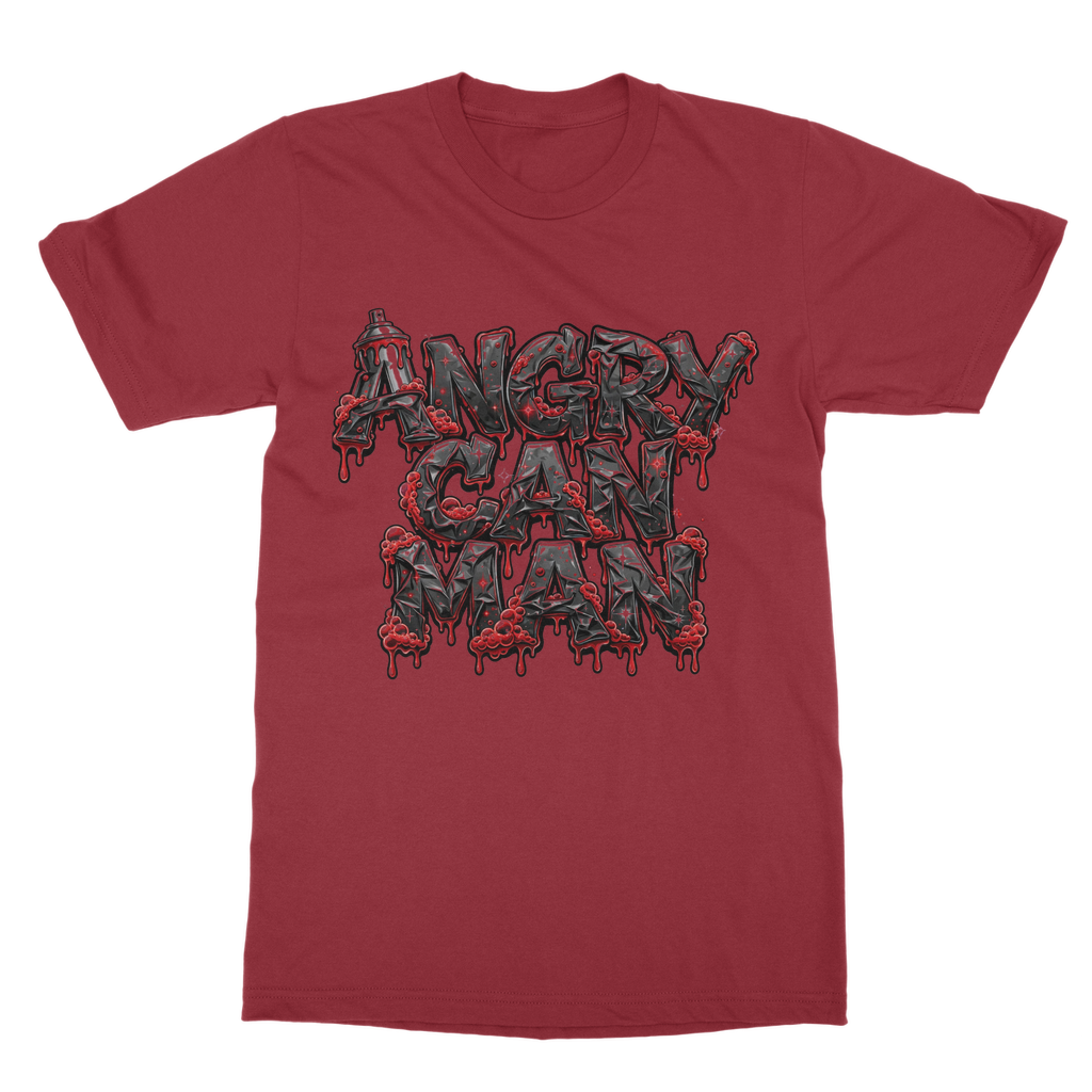 ANGRY CAN MAN 2.0 Classic Heavy Cotton Adult T-Shirt