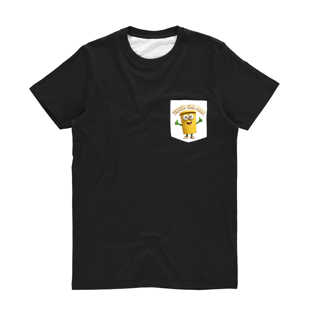 TRASH CAN MAN Classic Sublimation Pocket T-Shirt