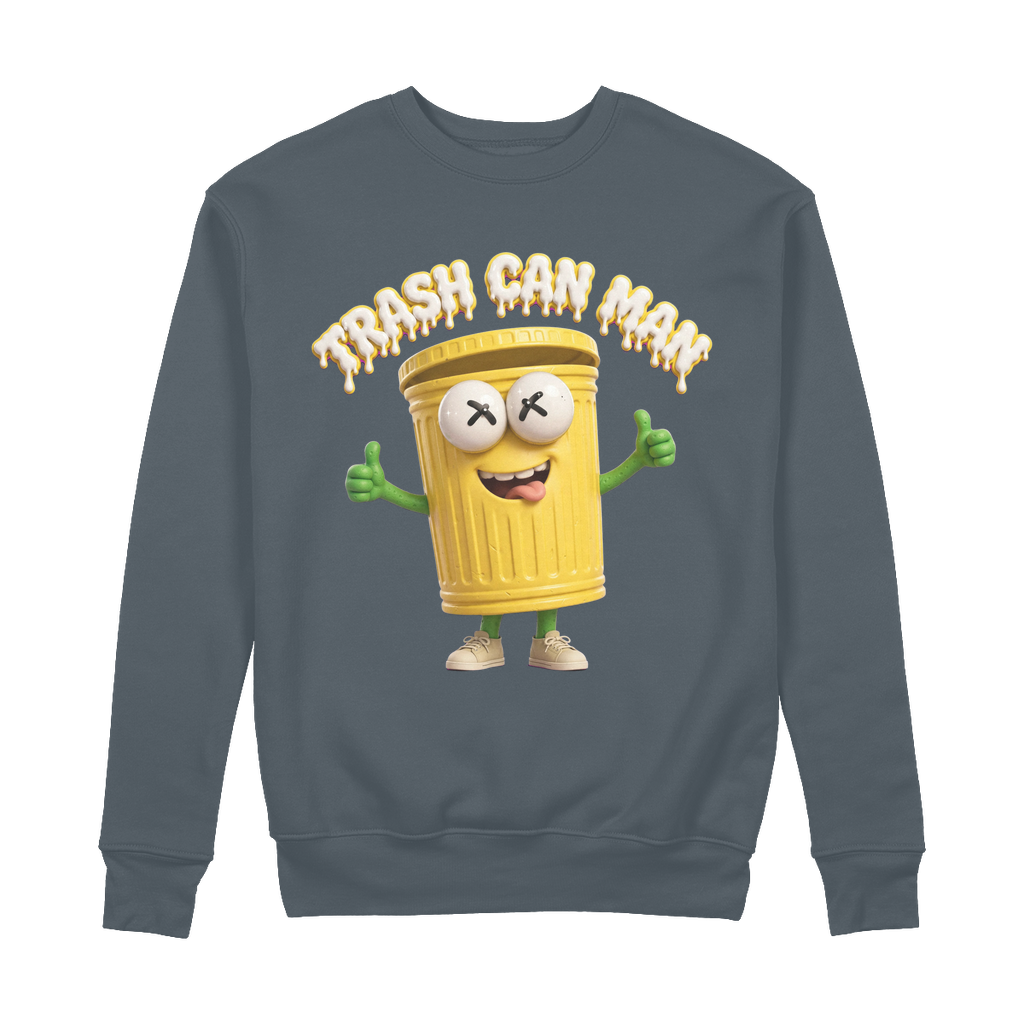 TRASH CAN MAN 100% Organic Cotton Sweatshirt