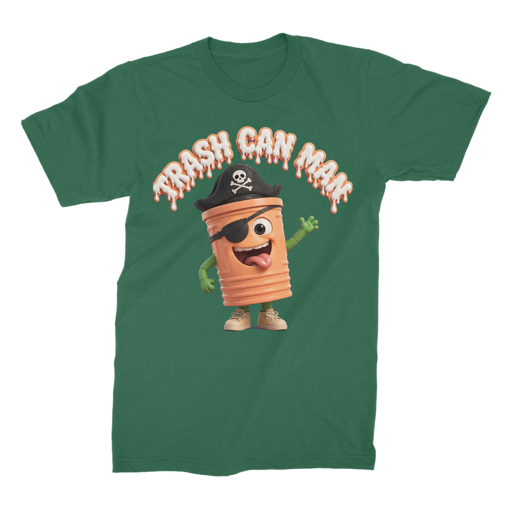 TRASH CAN MAN Unisex Cotton T-Shirt