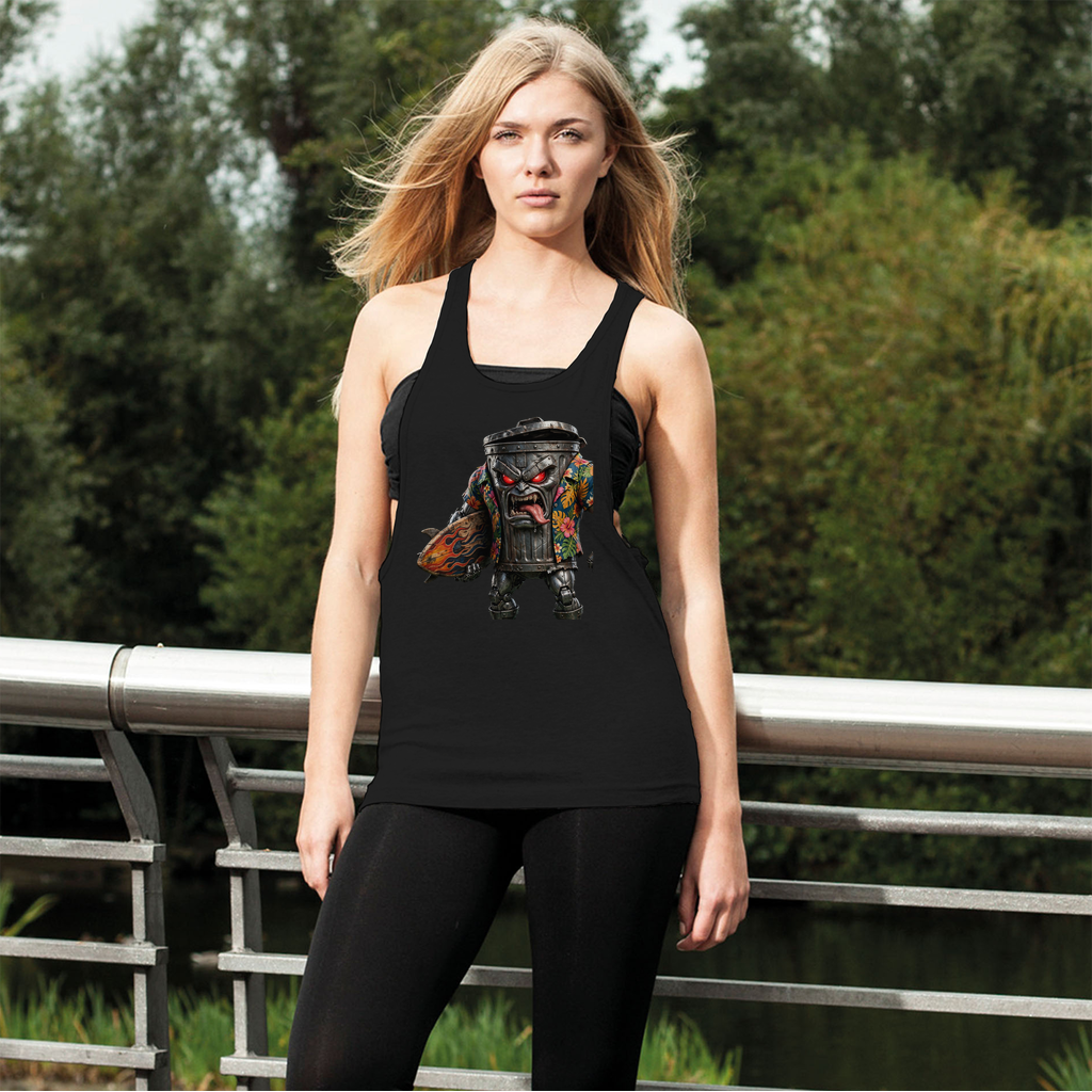ANGRY CAN MAN 3.0 Women's Loose Racerback Tank Top