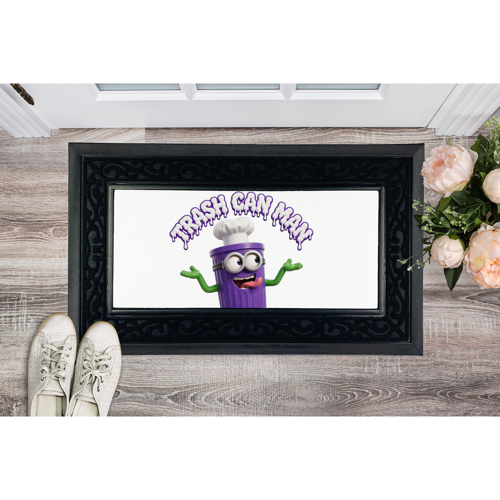 TRASH CAN MAN Sublimation Heavy Duty Door Mat