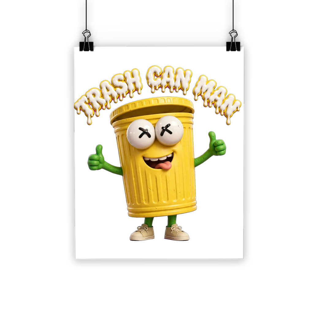 TRASH CAN MAN Classic Poster