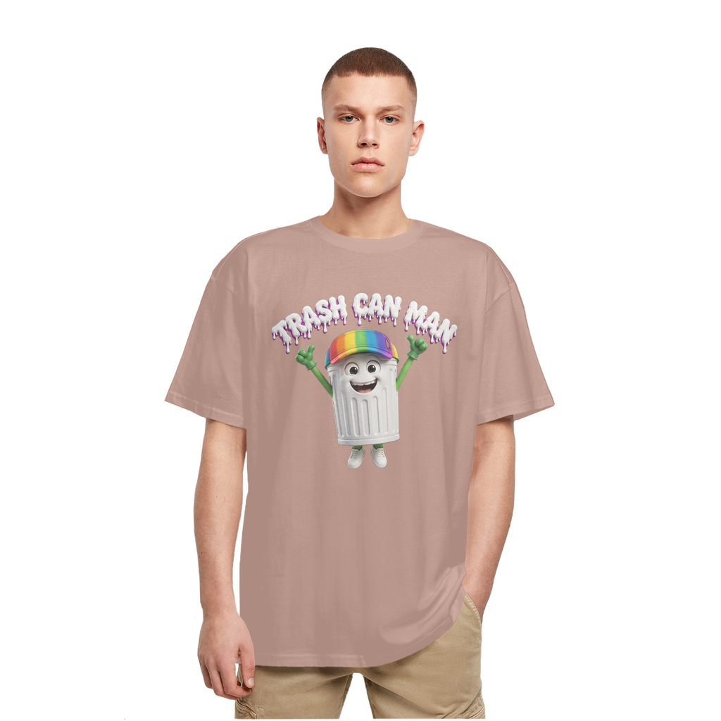 TRASH CAN MAN Heavy Oversized T-Shirt