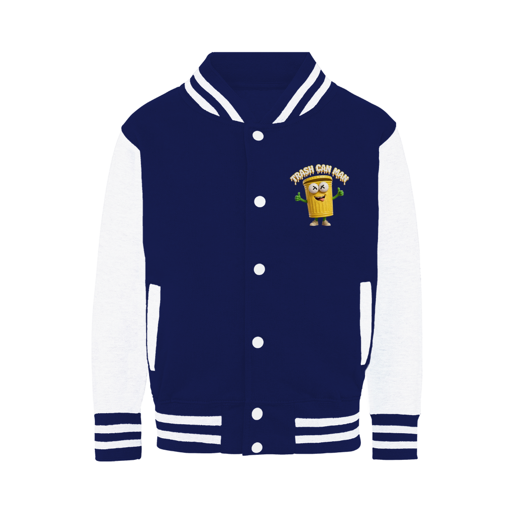 TRASH CAN MAN Varsity Jacket