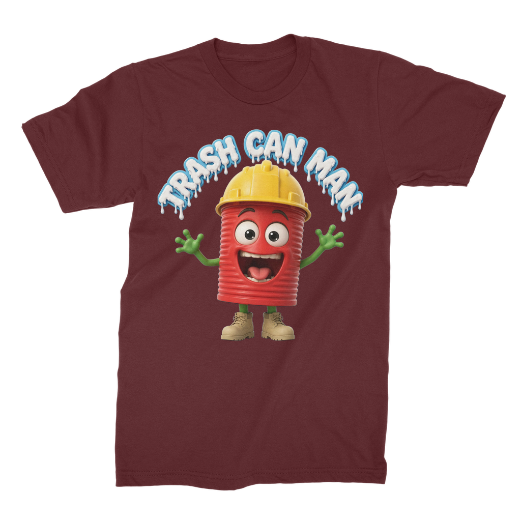 TRASH CAN MAN Premium Jersey Adult T-Shirt