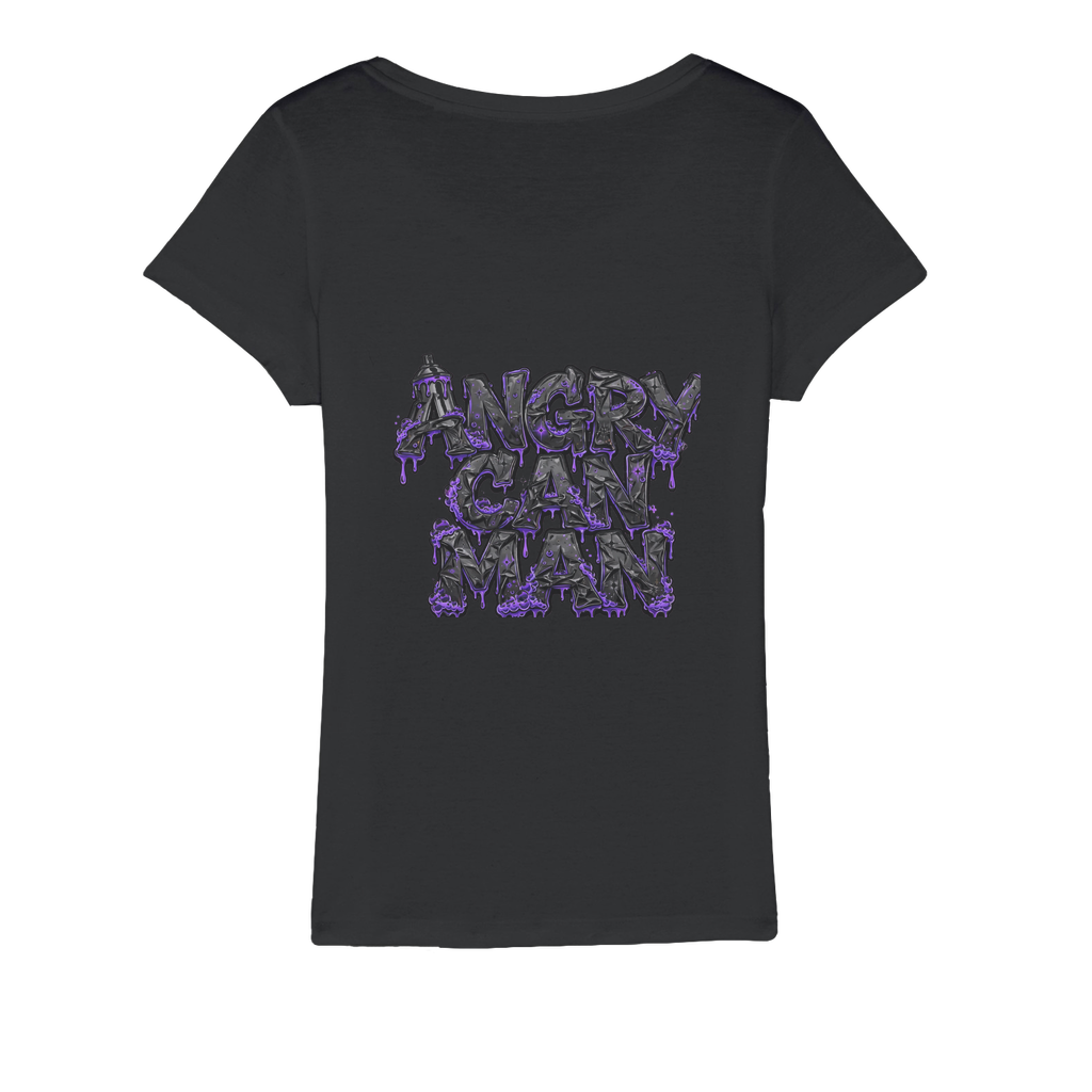 ANGRY CAN MAN 3.0 Organic Jersey Womens T-Shirt