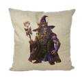 angry can man Throw Pillows