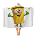 TRASH CAN MAN Premium Adult Hooded Blanket