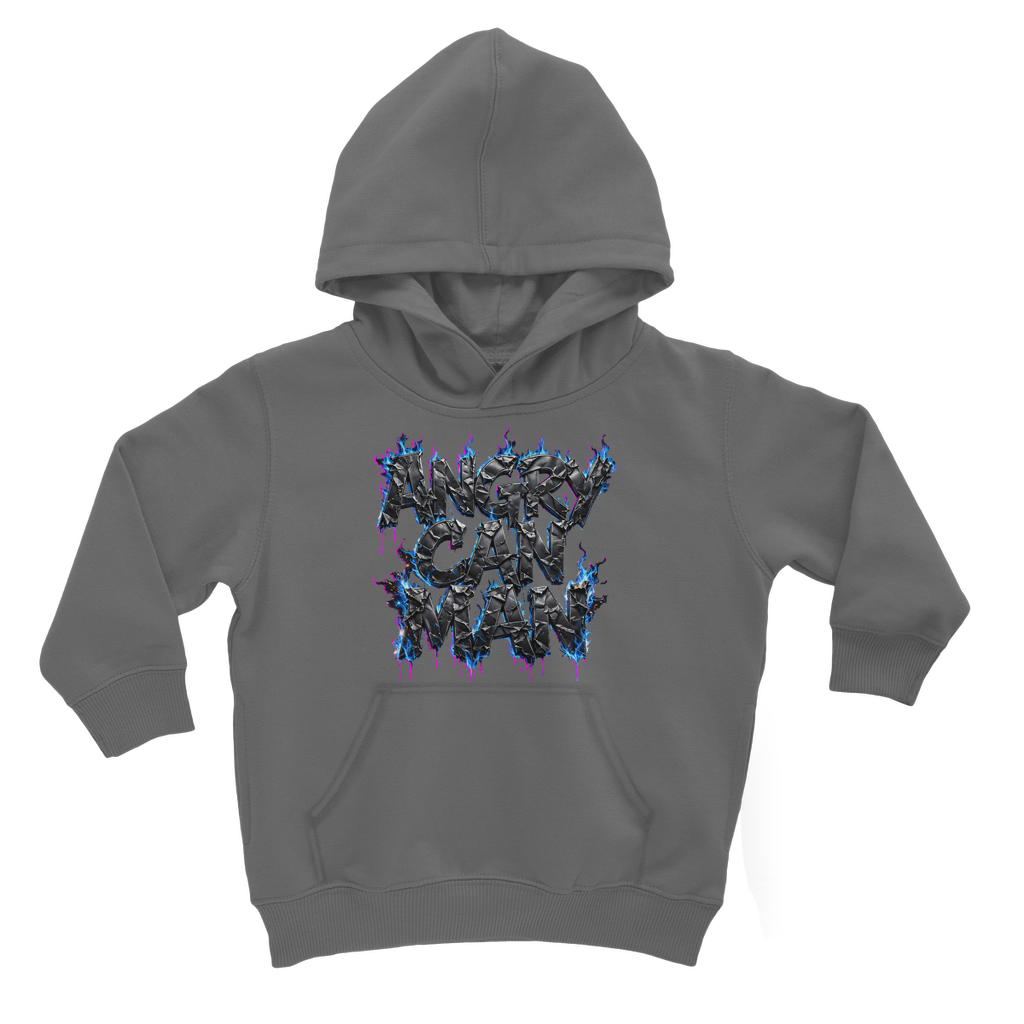 angry can man Classic Kids Hoodie