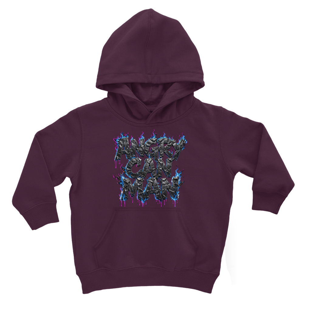angry can man Classic Kids Hoodie