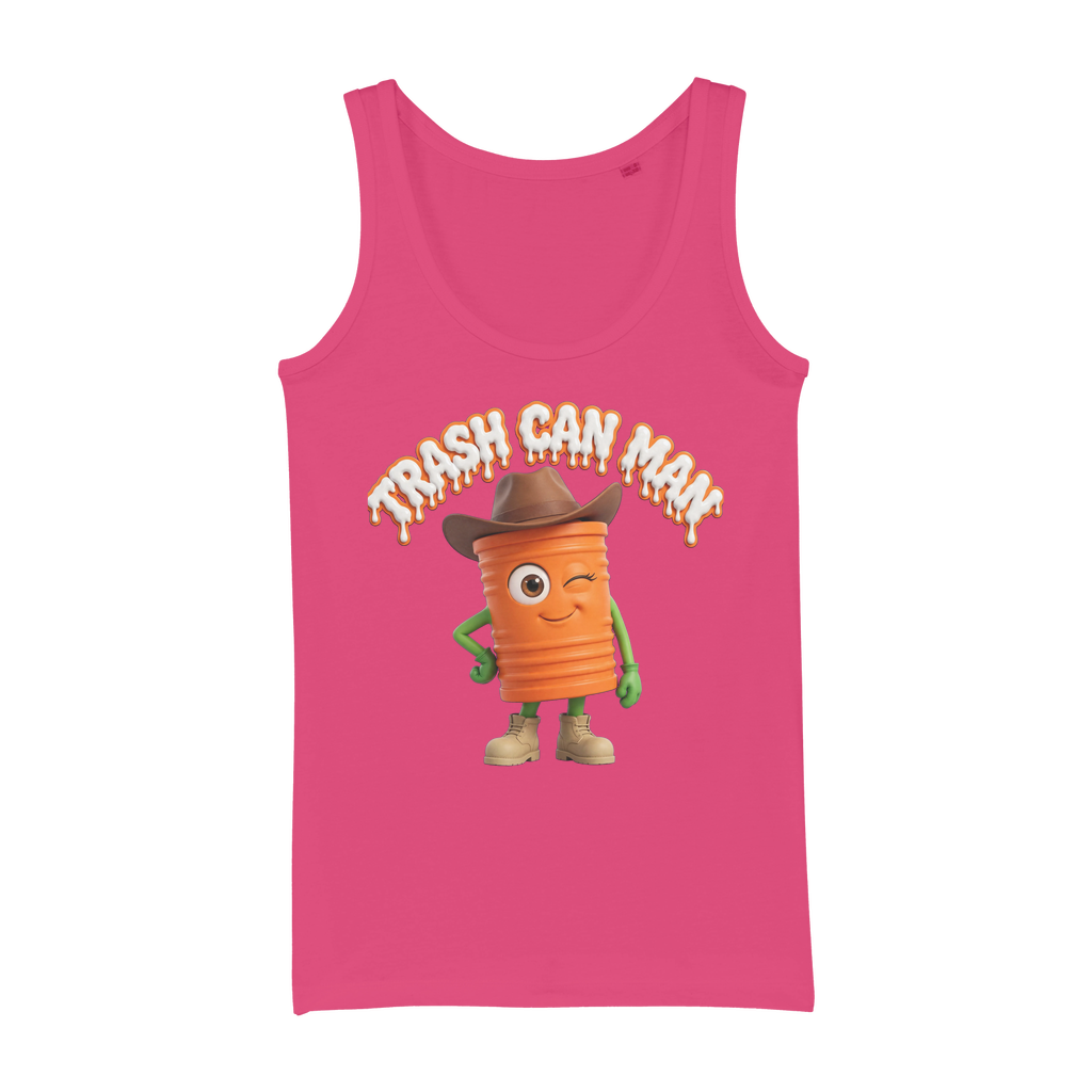 TRASH CAN MAN Organic Jersey Womens Tank Top