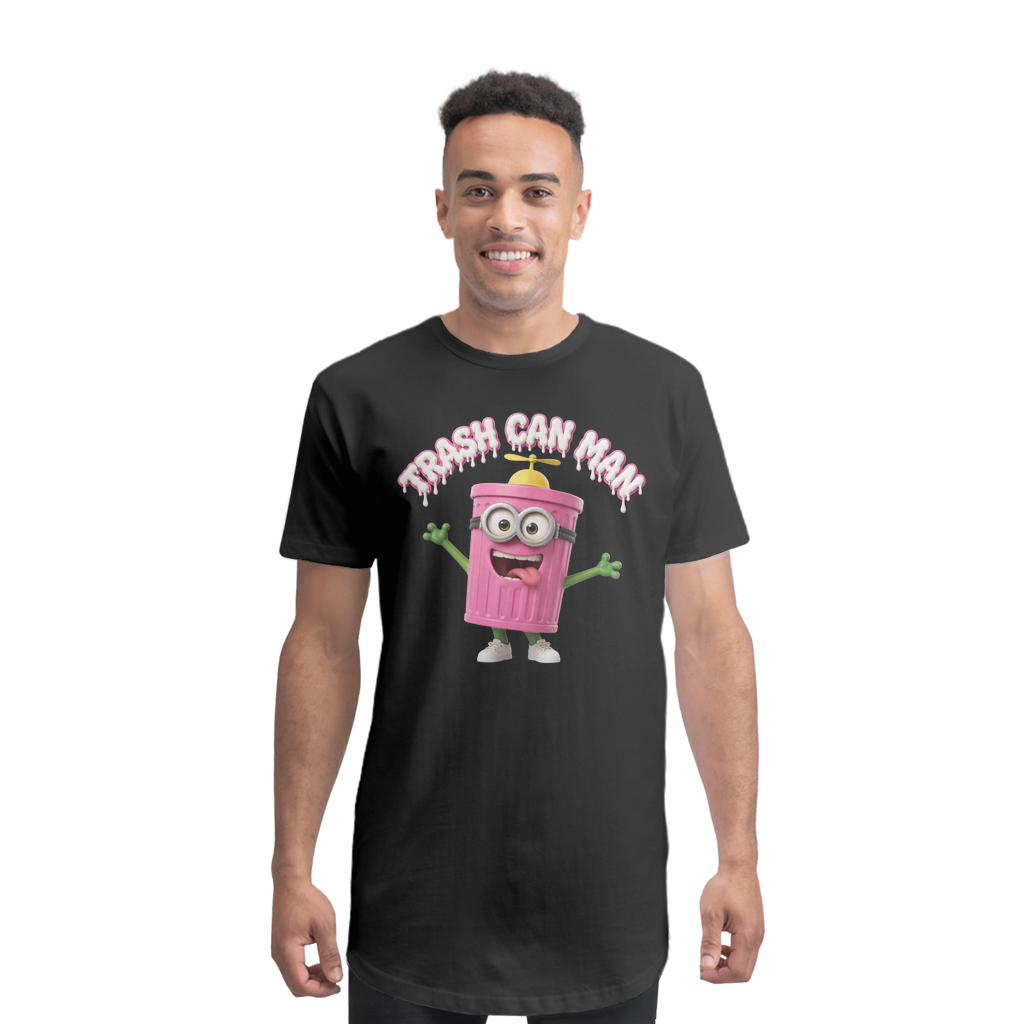 TRASH CAN MAN Premium Long Body T-Shirt