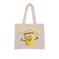 TRASH CAN MAN Large Organic Tote Bag
