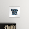 ANGRY CAN MAN 2.0 Square Metal Panel