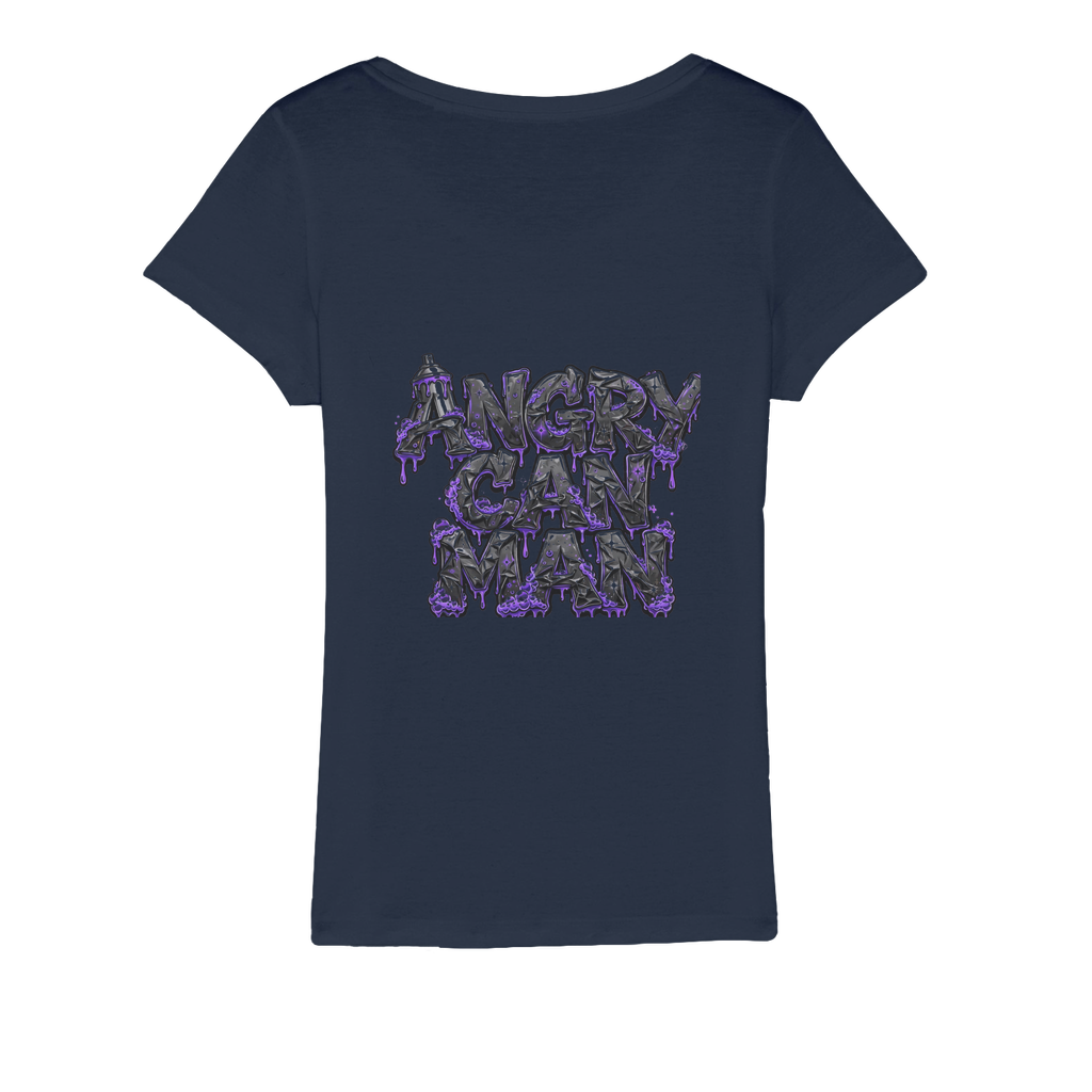ANGRY CAN MAN 3.0 Organic Jersey Womens T-Shirt