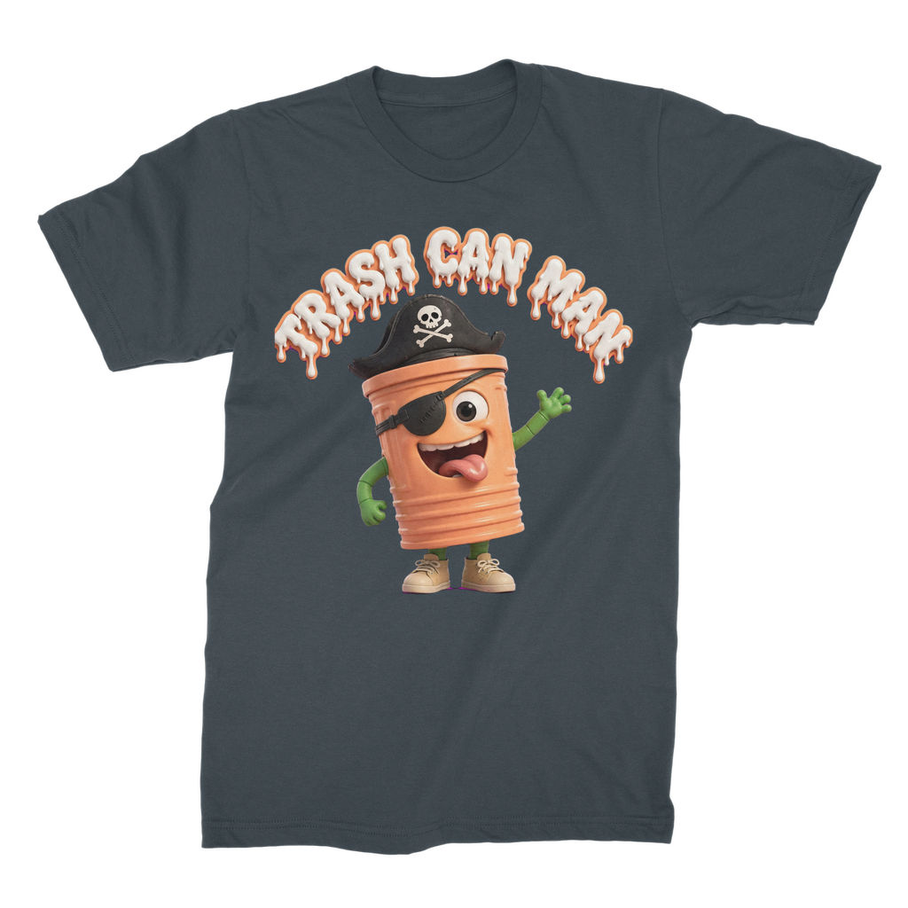 TRASH CAN MAN Unisex Cotton T-Shirt