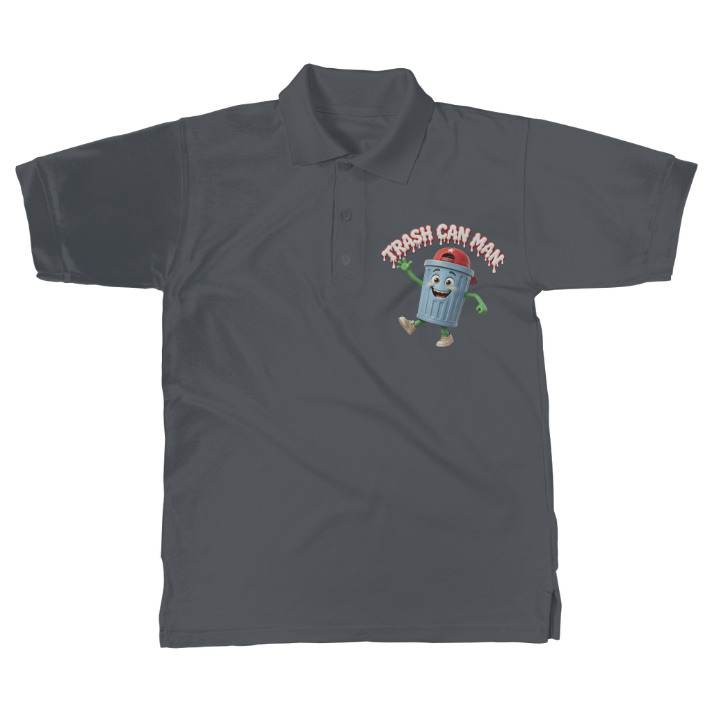 TRASH CAN MAN Classic Women's Polo Shirt