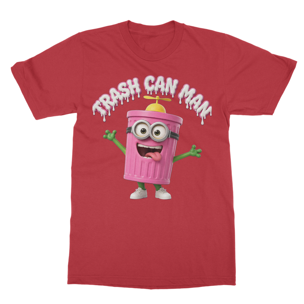 TRASH CAN MAN Classic Heavy Cotton Adult T-Shirt