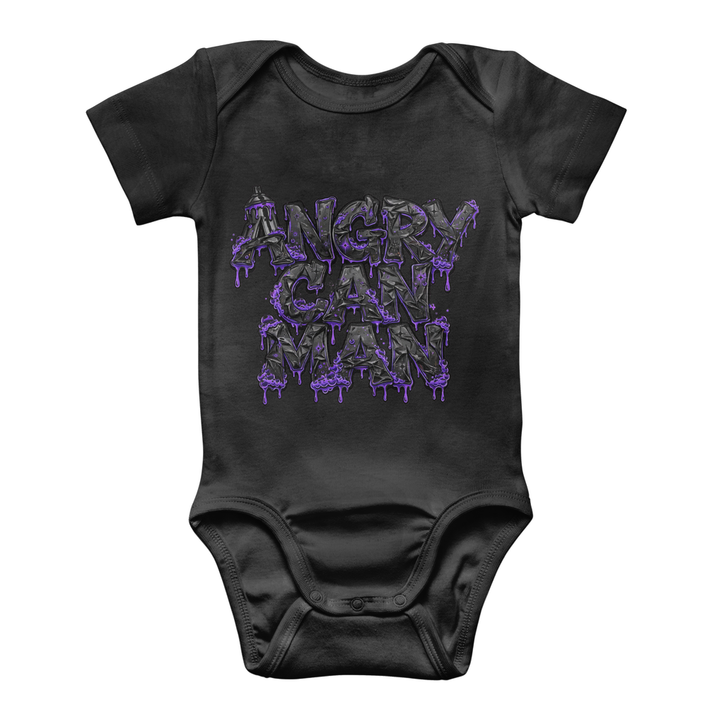 ANGRY CAN MAN 3.0 Classic Baby Onesie Bodysuit