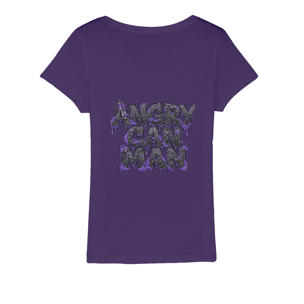 ANGRY CAN MAN 3.0 Organic Jersey Womens T-Shirt