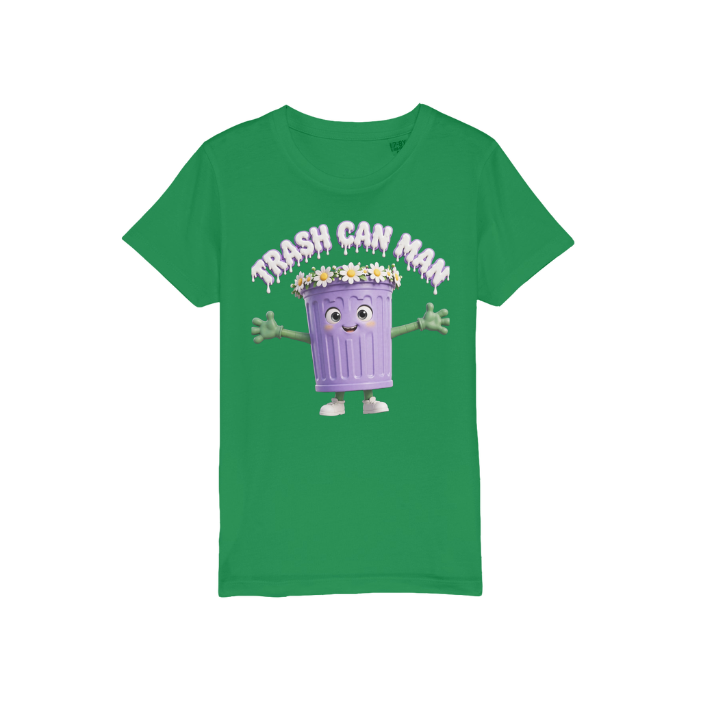 TRASH CAN MAN Organic Jersey Kids T-Shirt
