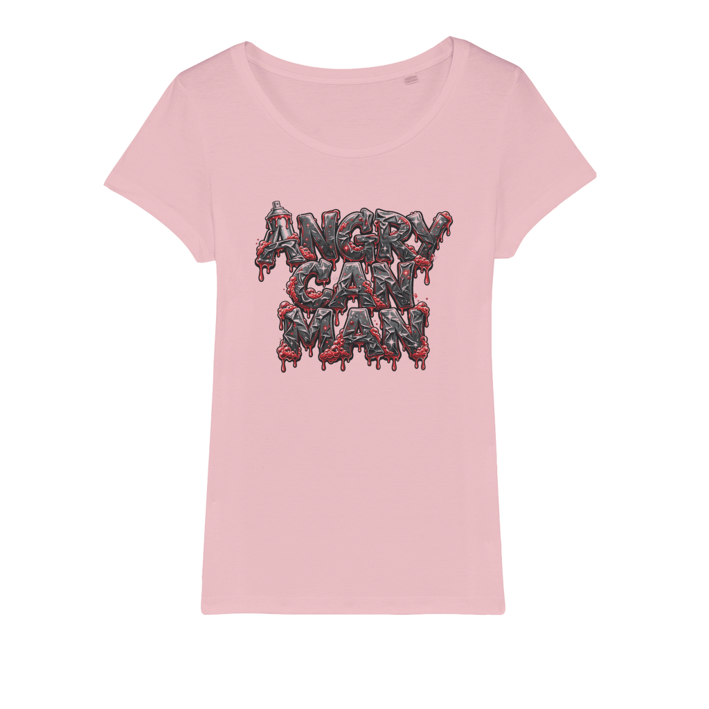 ANGRY CAN MAN 2.0 Organic Jersey Womens T-Shirt