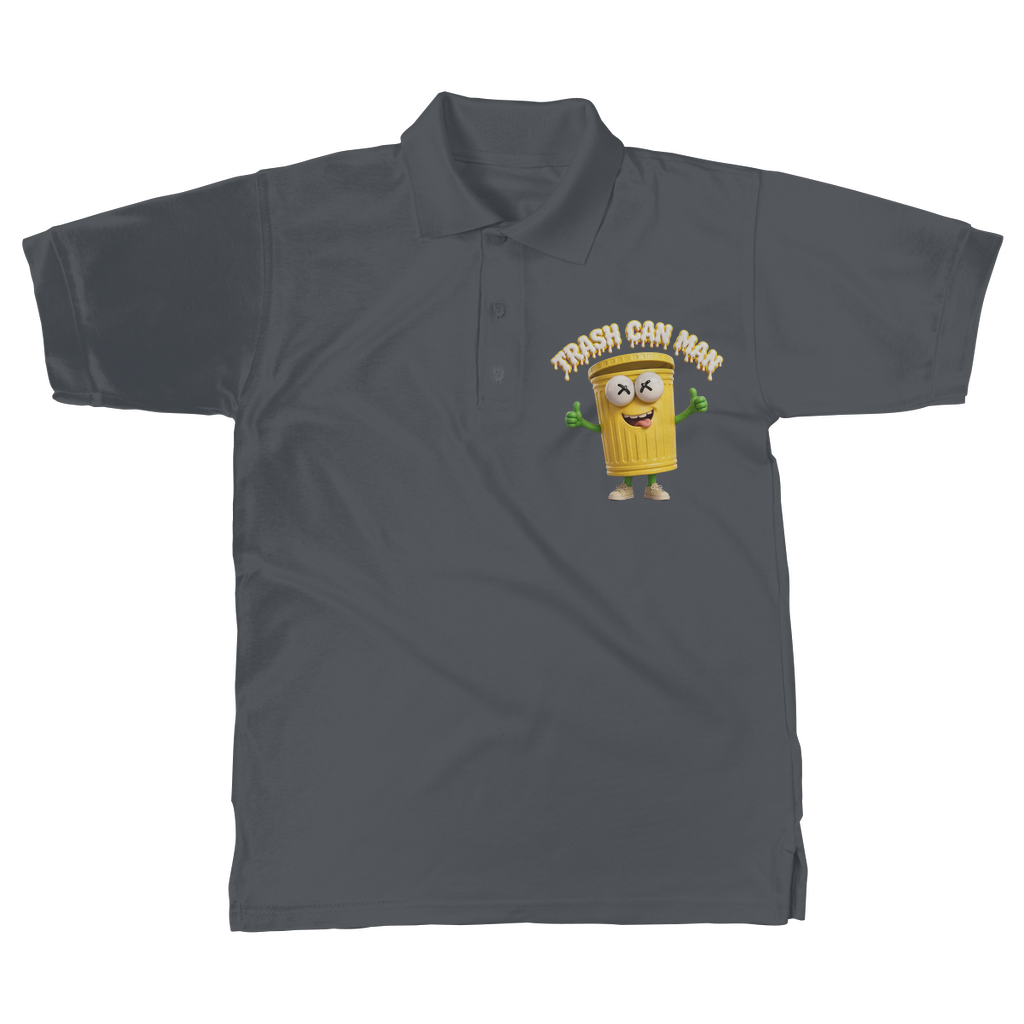 TRASH CAN MAN Classic Adult Polo Shirt