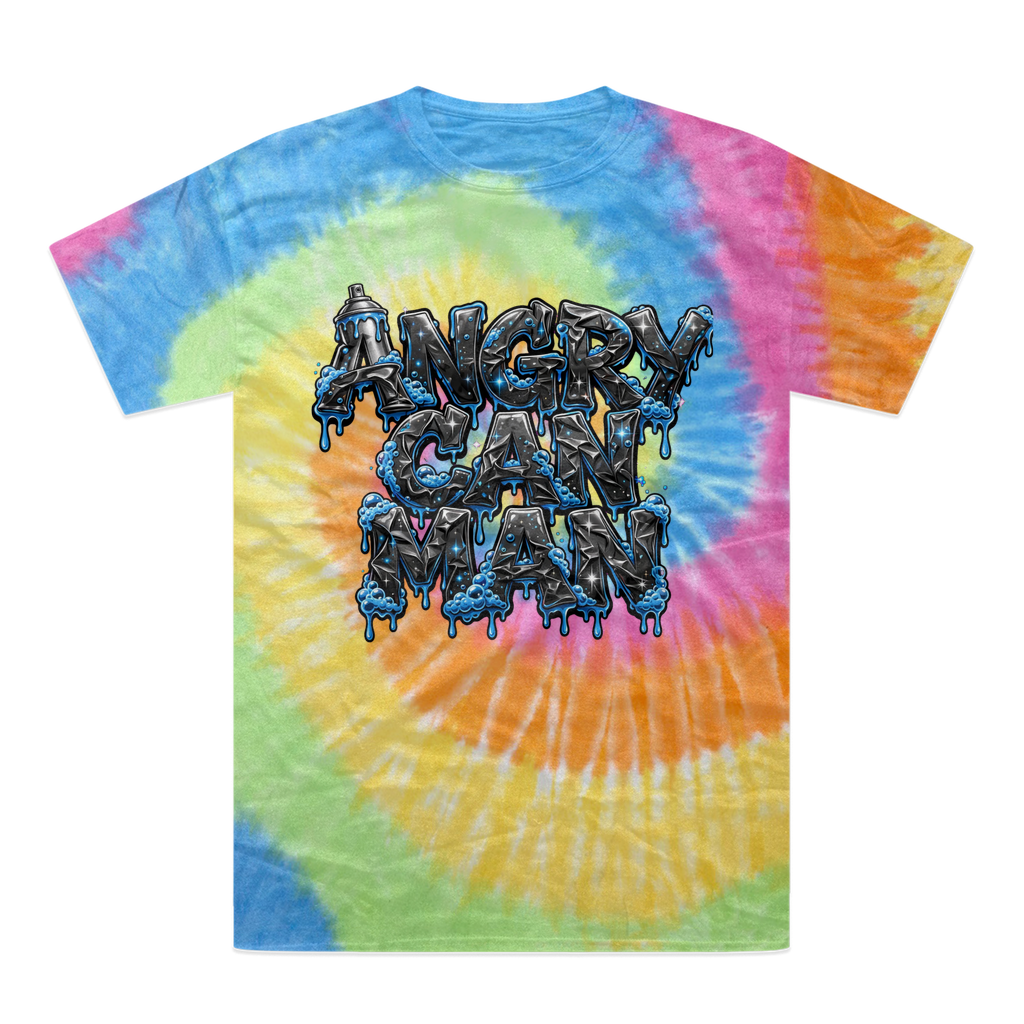 ANGRY CAN MAN 2.0 Tie-Dye T-Shirt