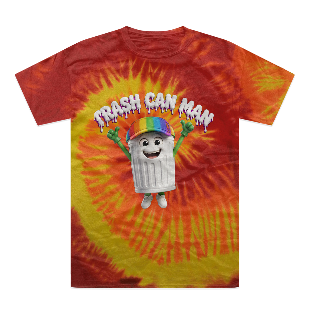 TRASH CAN MAN Tie-Dye T-Shirt