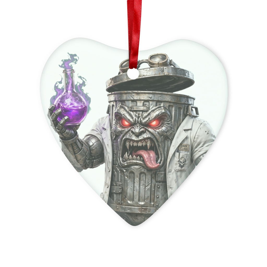 ANGRY CAN MAN 3.0 Glass Hanging Ornament