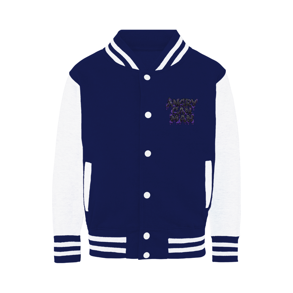 ANGRY CAN MAN 2.0 Varsity Jacket