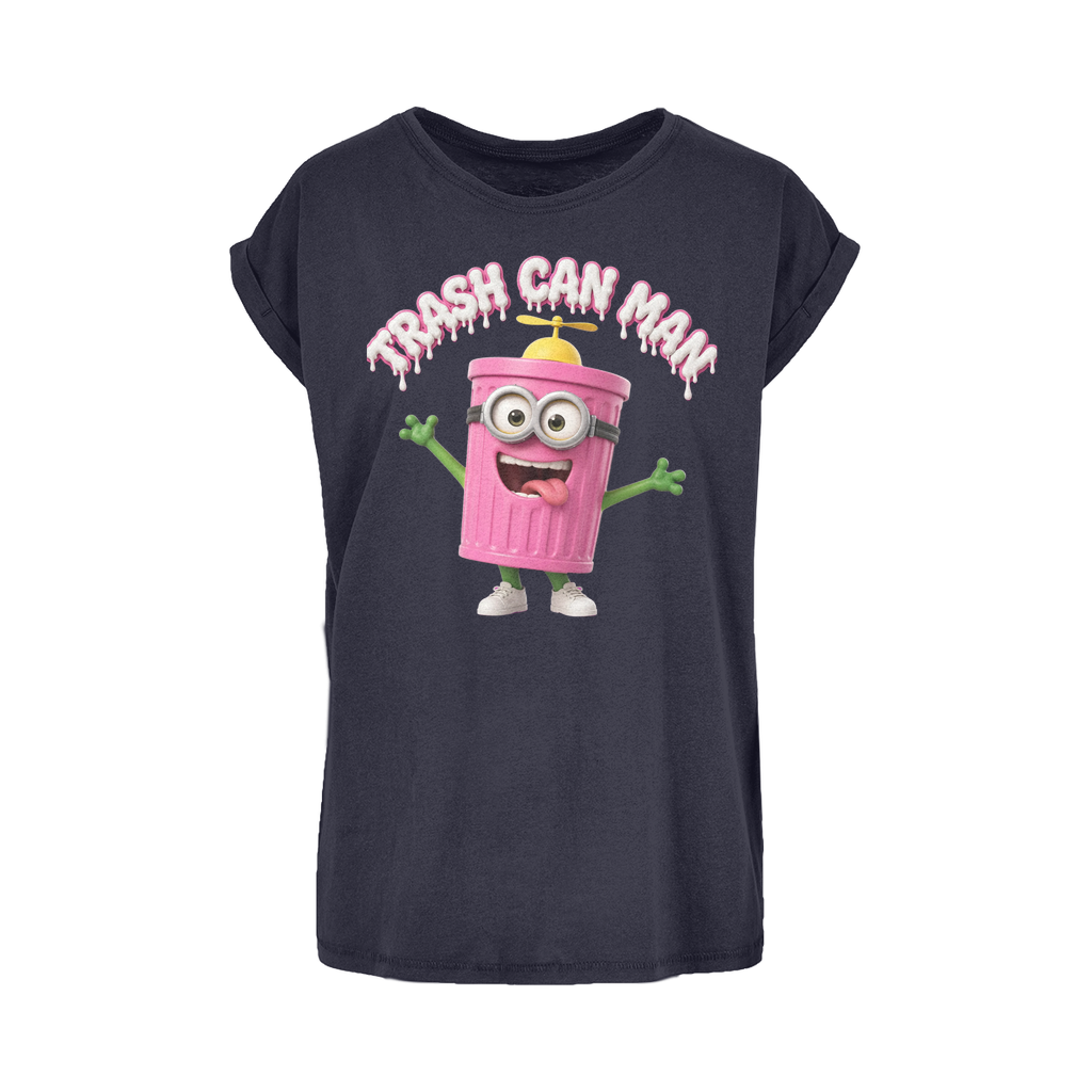 TRASH CAN MAN Women's Extended Shoulder T-Shirt XS-5XL