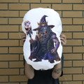 angry can man Giant Face Cushion