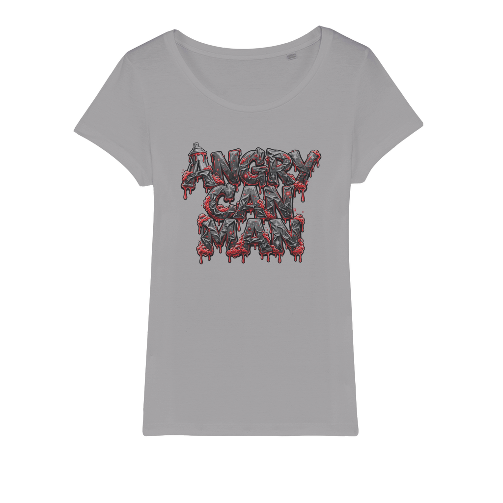 ANGRY CAN MAN 2.0 Organic Jersey Womens T-Shirt