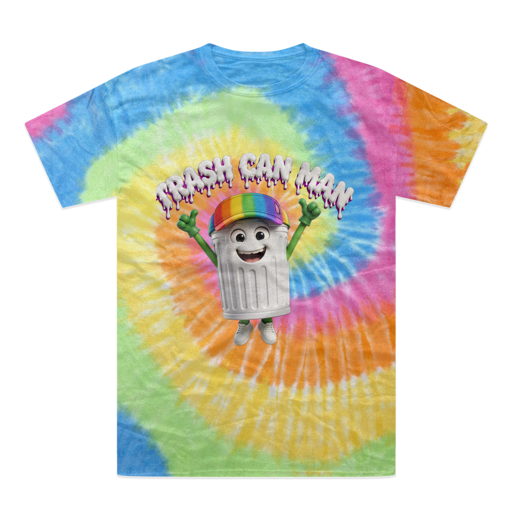 TRASH CAN MAN Tie-Dye T-Shirt