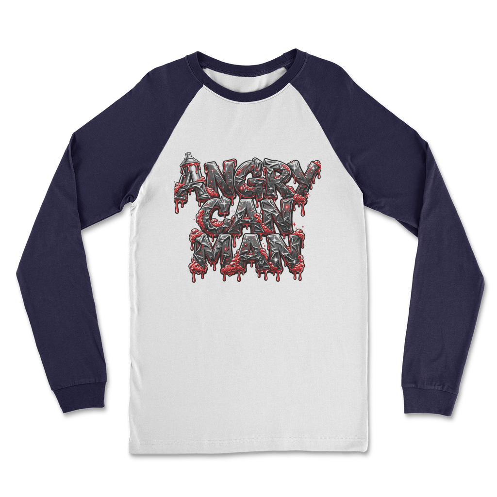 ANGRY CAN MAN 2.0 Classic Raglan Long Sleeve Shirt