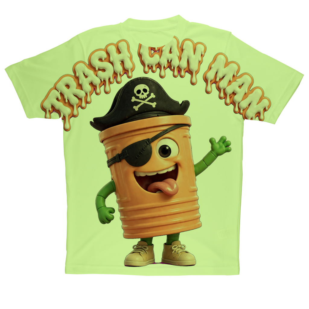 TRASH CAN MAN Sublimation Performance Adult T-Shirt