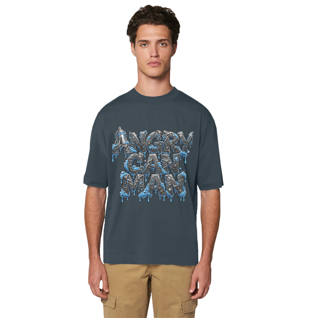 ANGRY CAN MAN 2.0 Premium Organic Oversized T-Shirt