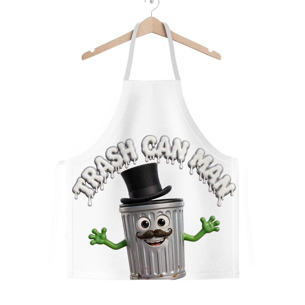 TRASH CAN MAN Classic Sublimation Adult Apron